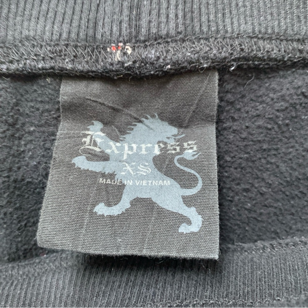 Express Black Sweatpants With Drawstring And Elas… - image 6